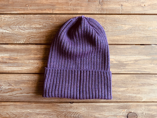 Slouchy Beanie, Merino Blend Hat, Made in Usa
