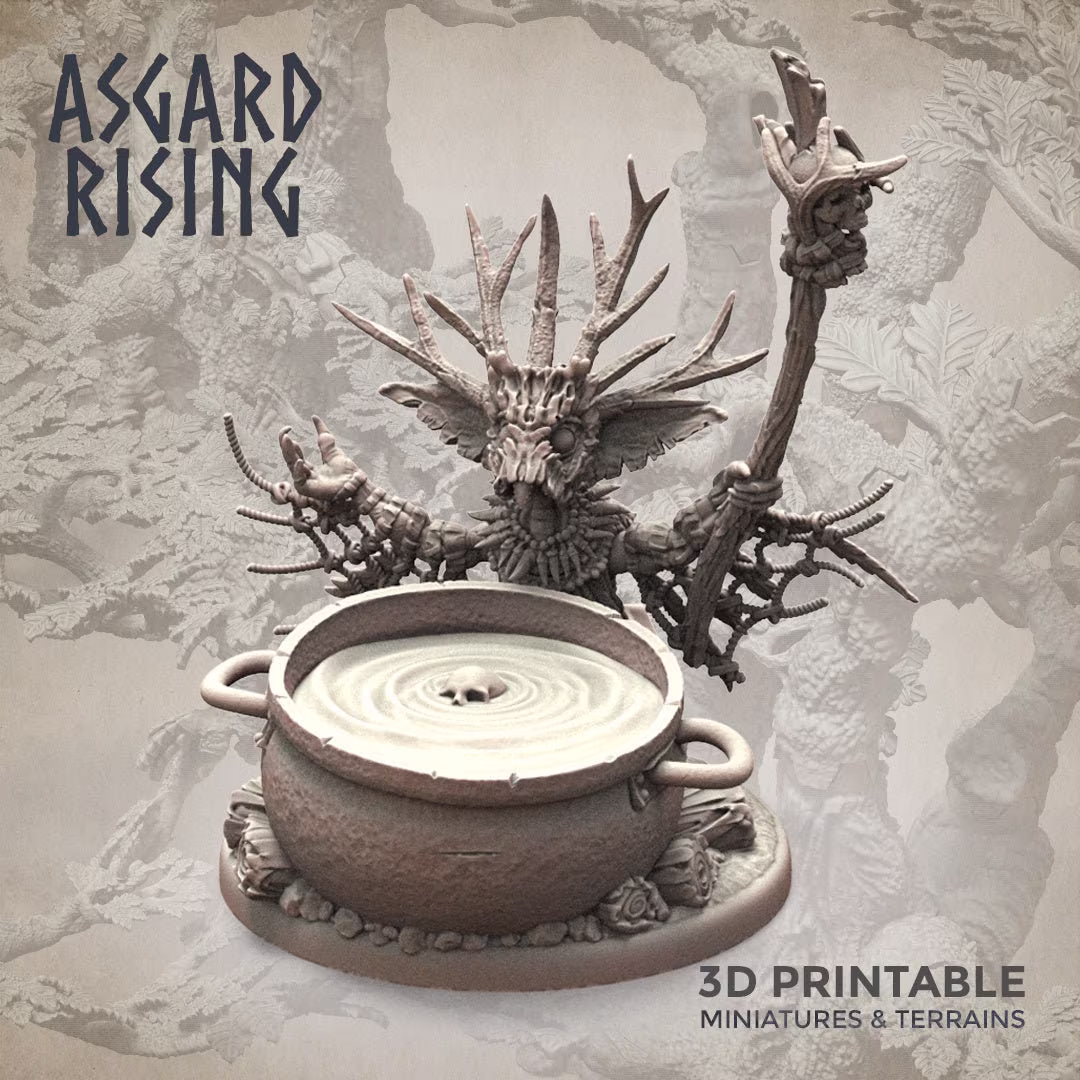 Goblin Shaman - Asgard Rising Miniatures Wargaming D&d Dnd