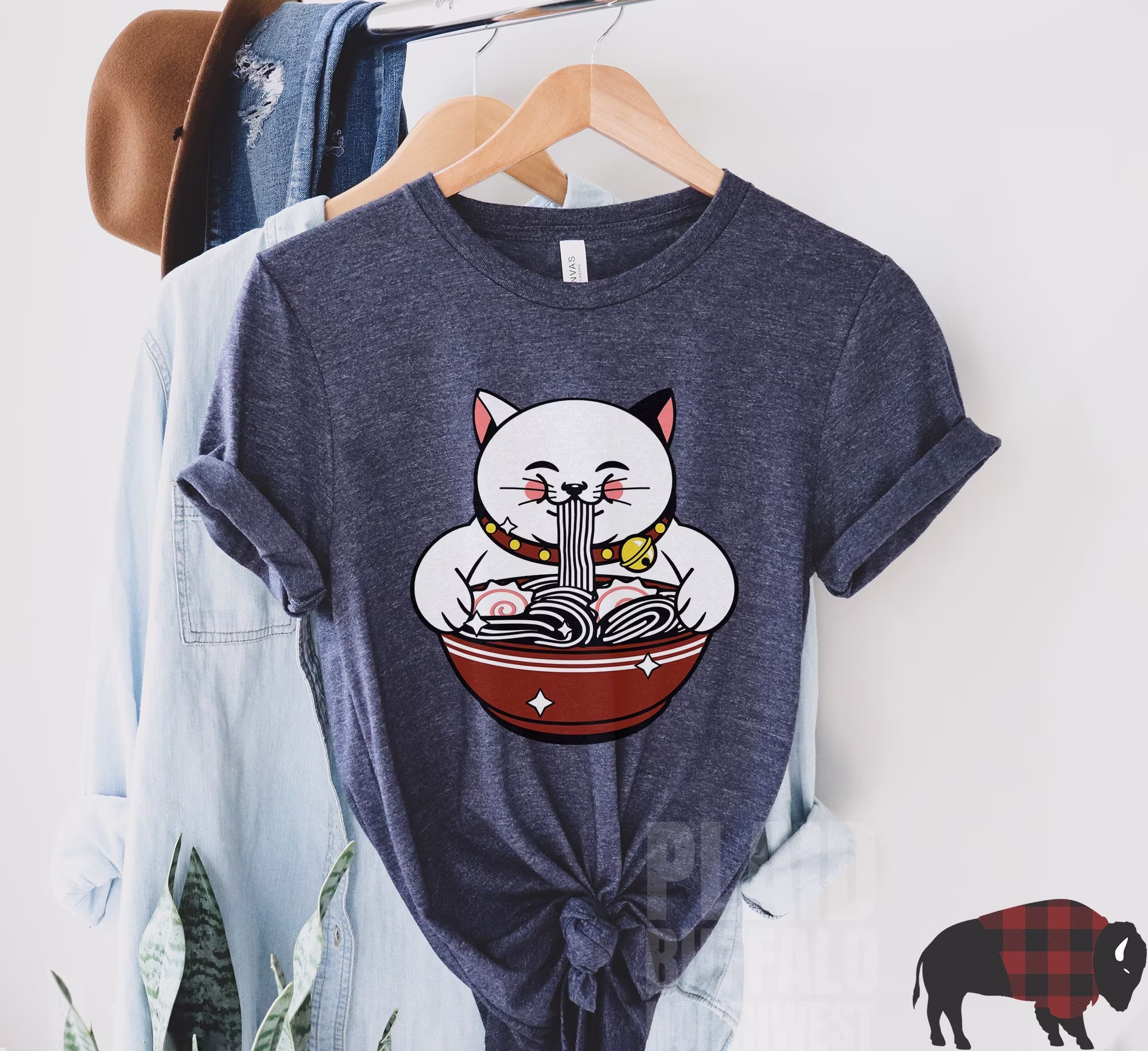 Ramen Cat Shirt | Kawaii Yummy Tee