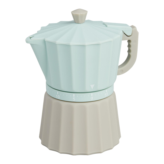 Blue and Gray Coffee Pot Kitchen Timer by World Market