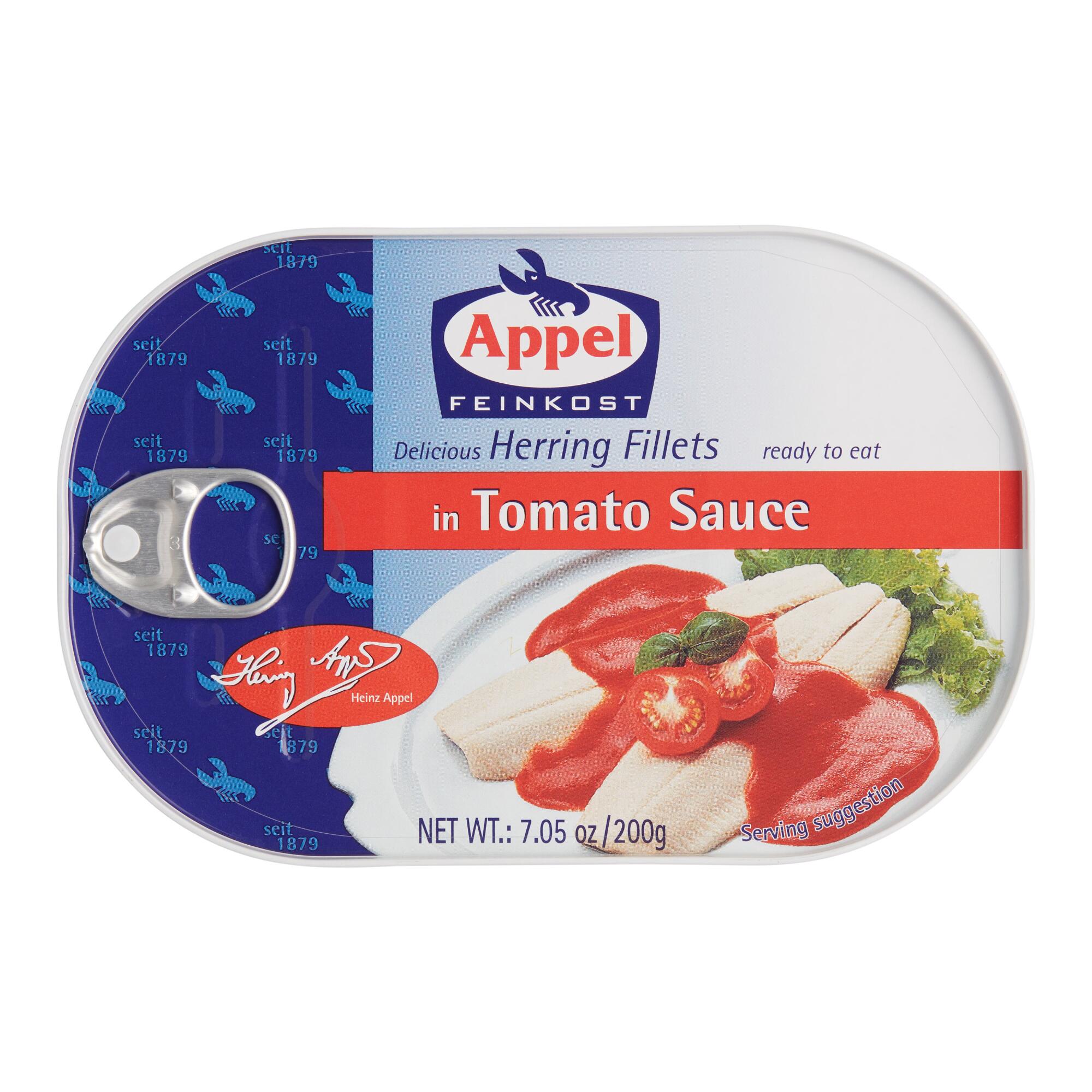 Appel Herring Fillets In Tomato Sauce Set Of 5 by World Market