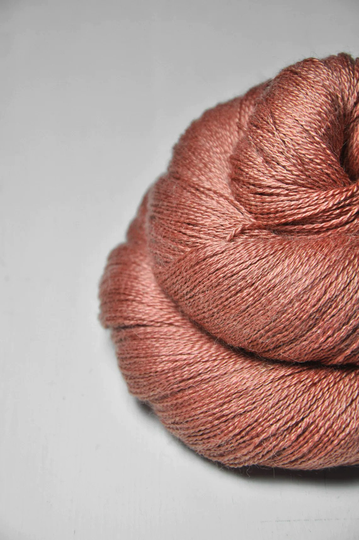 Tomato Soup With Too Much Cream - Baby Alpaca/Silk Lace Yarn Hand Dyed Wolle Handgefärbt Dyeforyarn