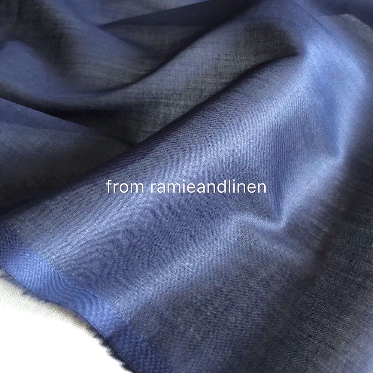 Ramie Fabric, Solid Color Light Weight, High Count Half Yard By 54 Wide