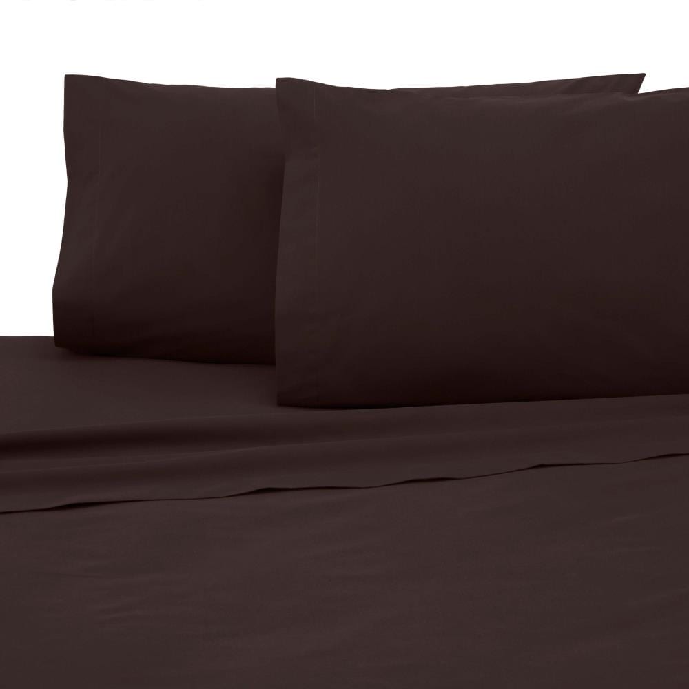 WestPoint Home 2-Pack Martex Chocolate King Cotton Polyester Blend Pillow Case in Brown | 028828994349