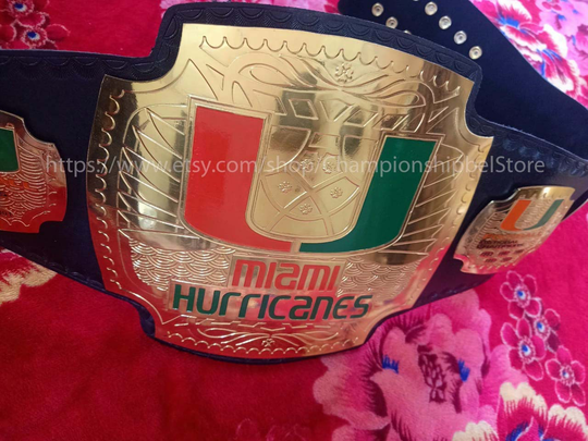 Miami Hurricanes Championship Belt