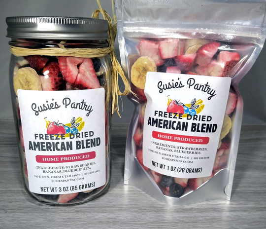 Freeze Dried American Blend Fruit Mix