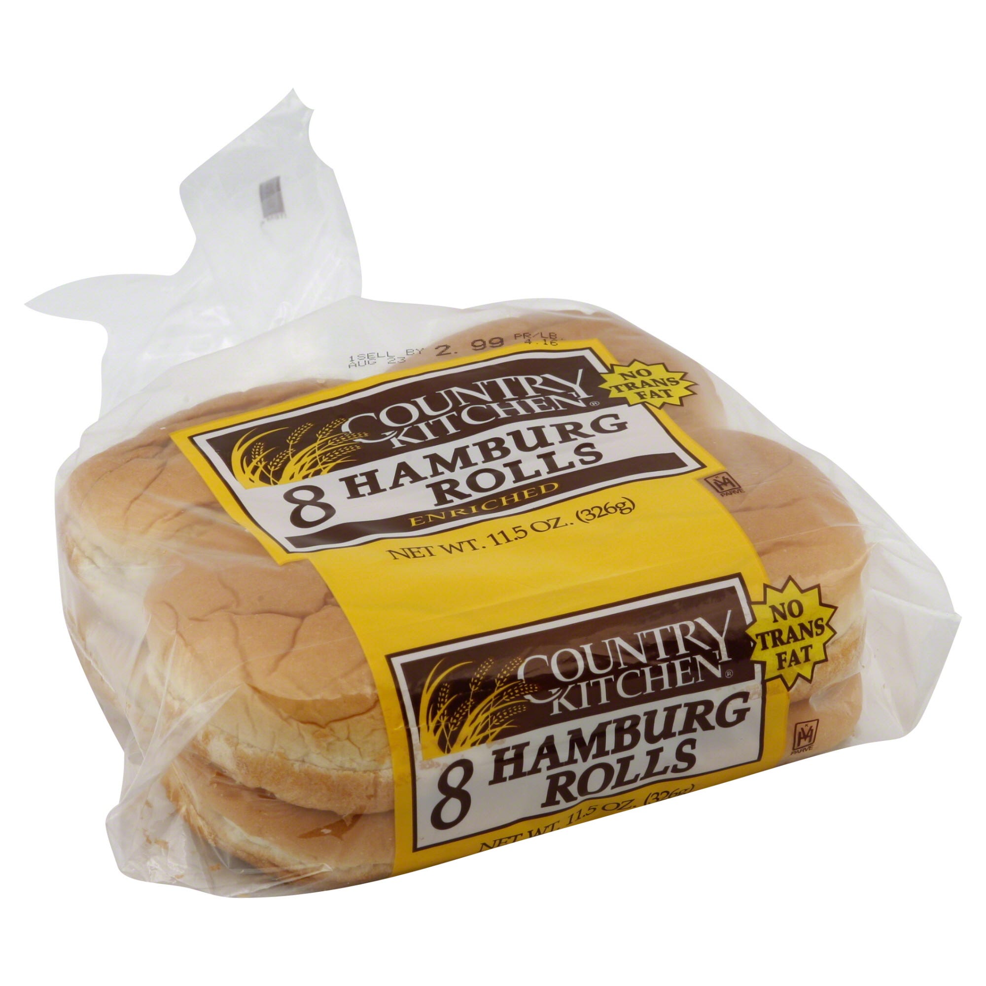 Country Kitchen Hamburger Rolls - 8 ct