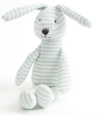 Blue knit bunny MON AMI Author
