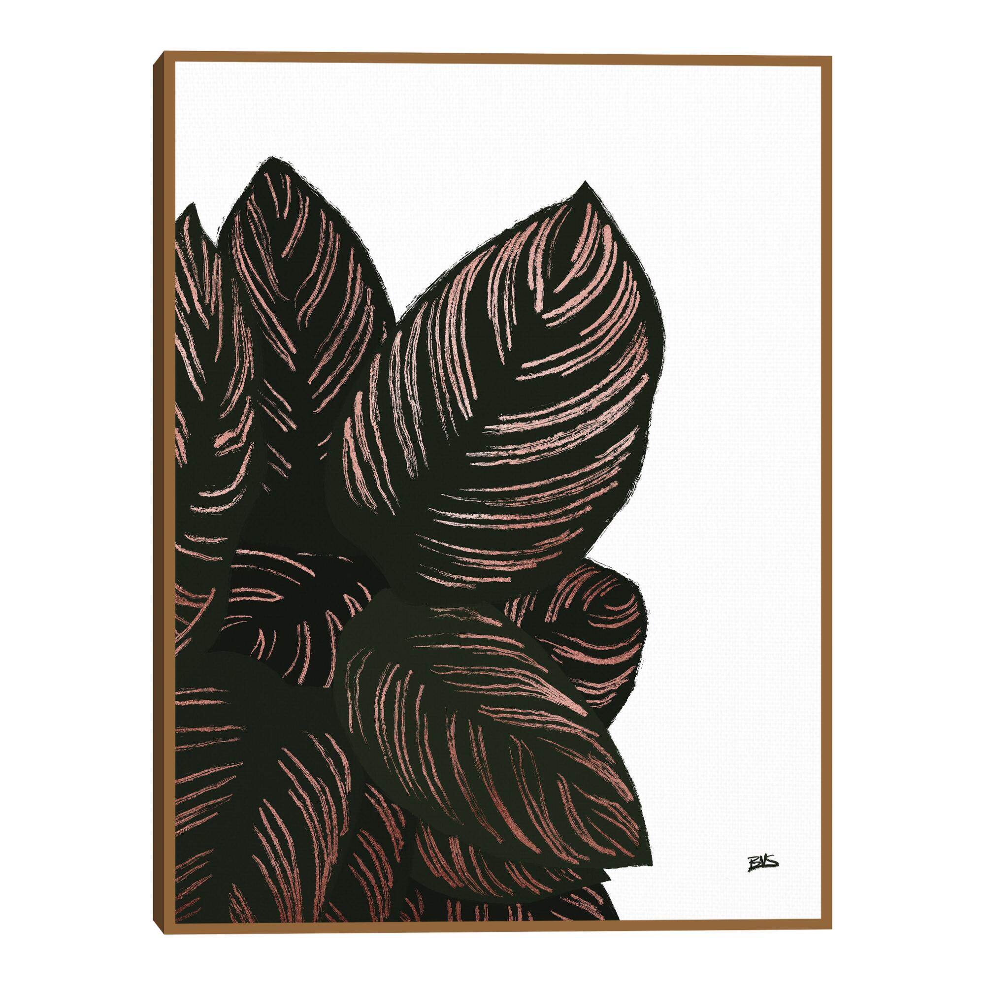 Variegated by Bria Nicole Framed Canvas Wall Art: White/Multi by World Market