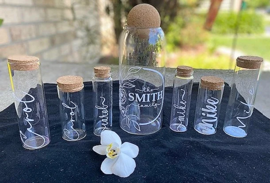 Sand Ceremony Set-Large Round Cork/6-9 Participants/Blended Family/Free Shipping