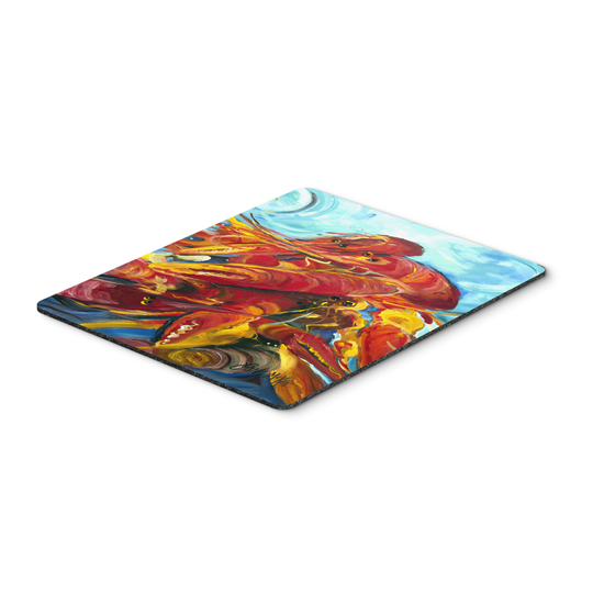 Caroline's Treasures JMK1171MP Crawfish Mouse Pad, Hot Pad or Trivet, Large, multicolor