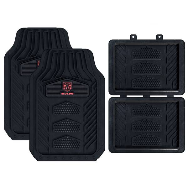 Plasticolor 4-Piece WeatherPro RAM Floor Mat