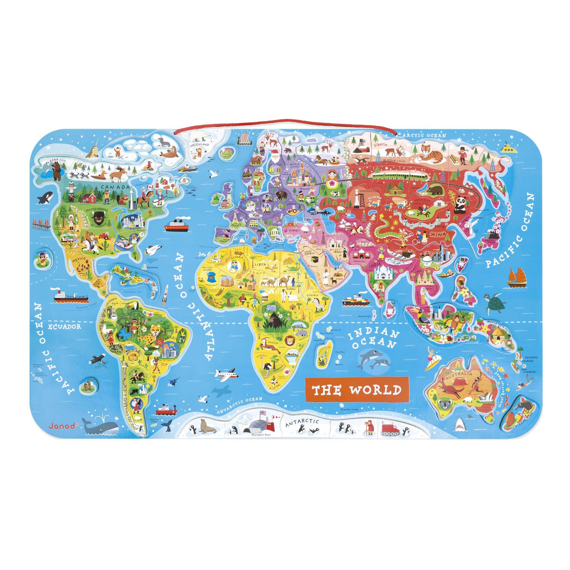 Janod Magnetic World Wall Map by World Market