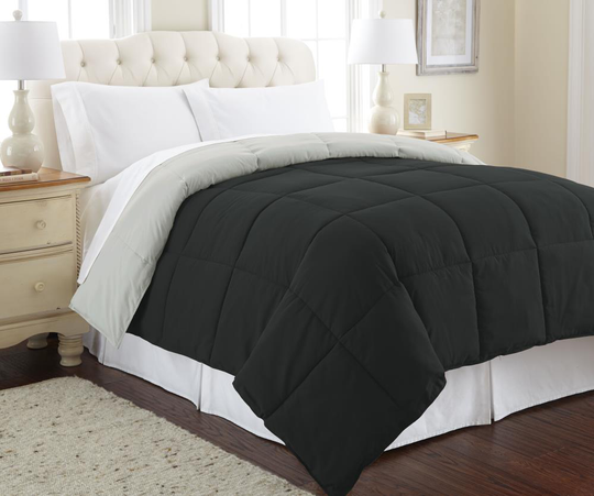 Amrapur Overseas Reversible down alternative comforter Multi Abstract Reversible King Comforter (Blend with Polyester Fill) | 2DWNCMFG-ASL-KG