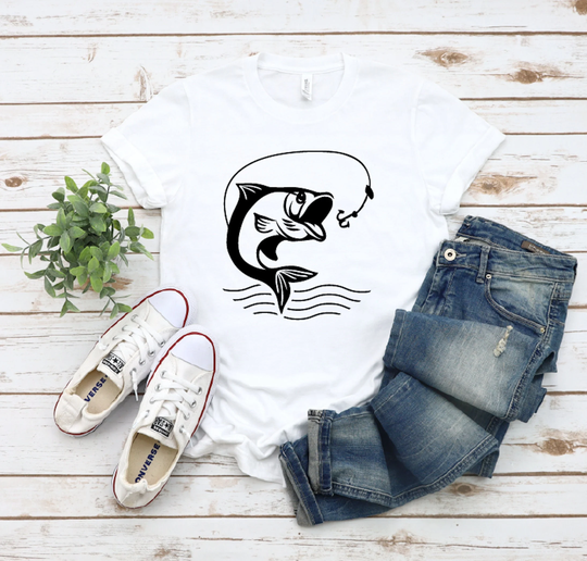 Fishing Shirt, Weekend Hooked Fish Life Shirt For Her, Gift Fisher, T-Shirt