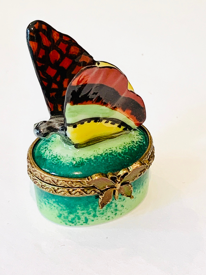 Limoges Monarch Mini Butterfly Box...limited Edition...mint