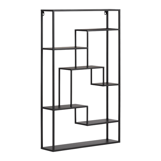 Black Metal Etagere Wall Shelf - Medium by World Market