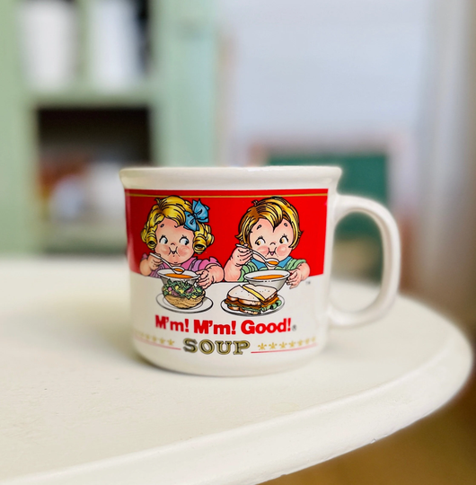 Vintage 1989 Cambells Chicken Soup Bowl/Mm Good Bowl By Company