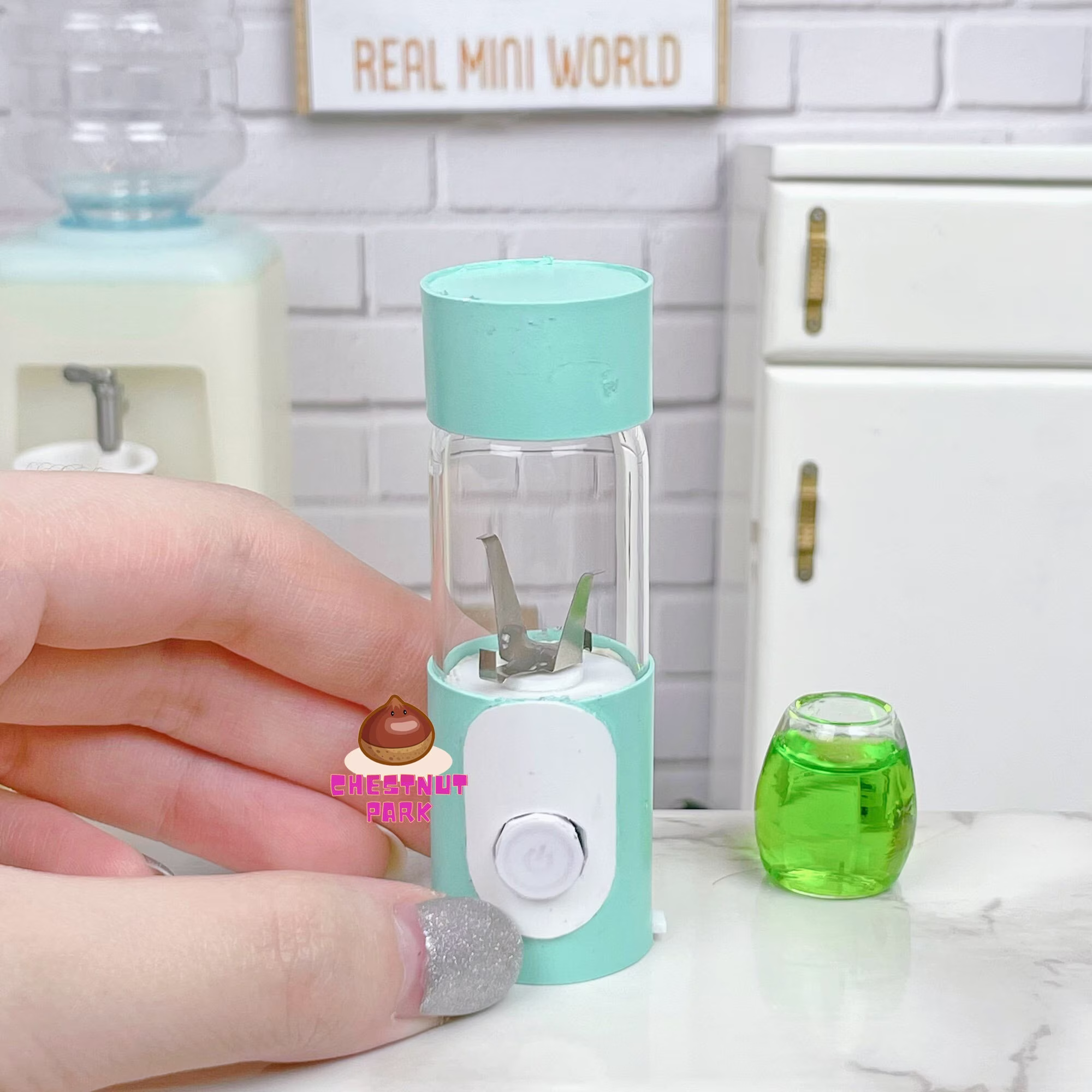 Miniature Real Working Blender Pastel Green Real Cooking At Tiny Kitchen