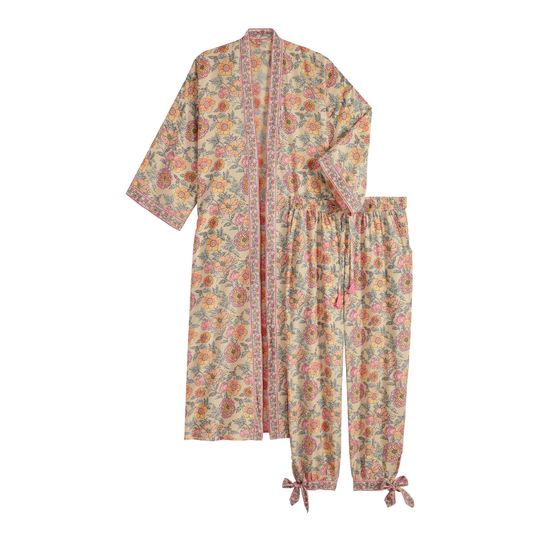 Peach and Pink Floral Sophie Pajama Collection by World Market