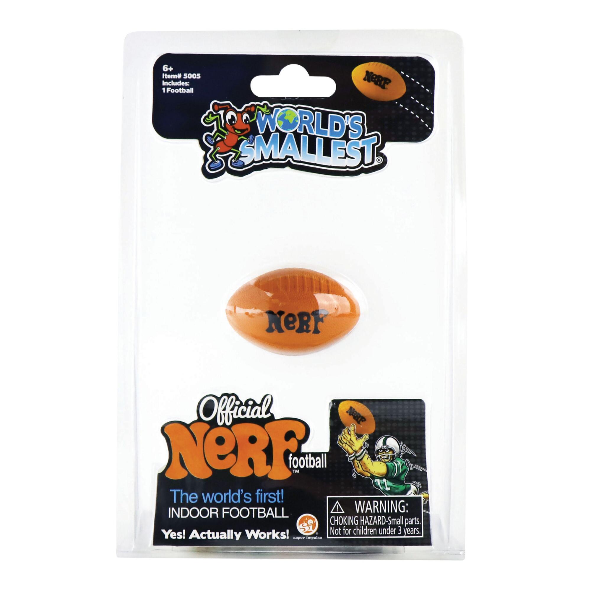 World's Smallest Nerf Football: Orange - Plastic by World Market
