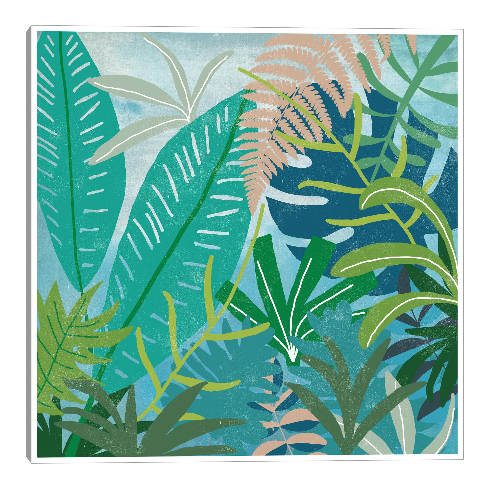Blooms By Nikki Chu Framed Canvas Wall Art: Green/Multi by World Market