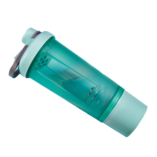 Sport Bottle Portable Durable Frosted Universal Water Blender Cup for Outdoor Fitness - green, 500ml