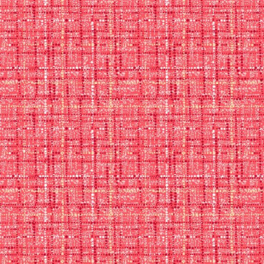 Coco ~ Rose Textured Grid Blender Cotton Fabric, Michael Miller 100% Rose Pink Fabric