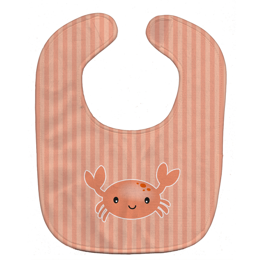Caroline's Treasures BB7121BIB Crab Baby Bib, 10 x 13", multicolor