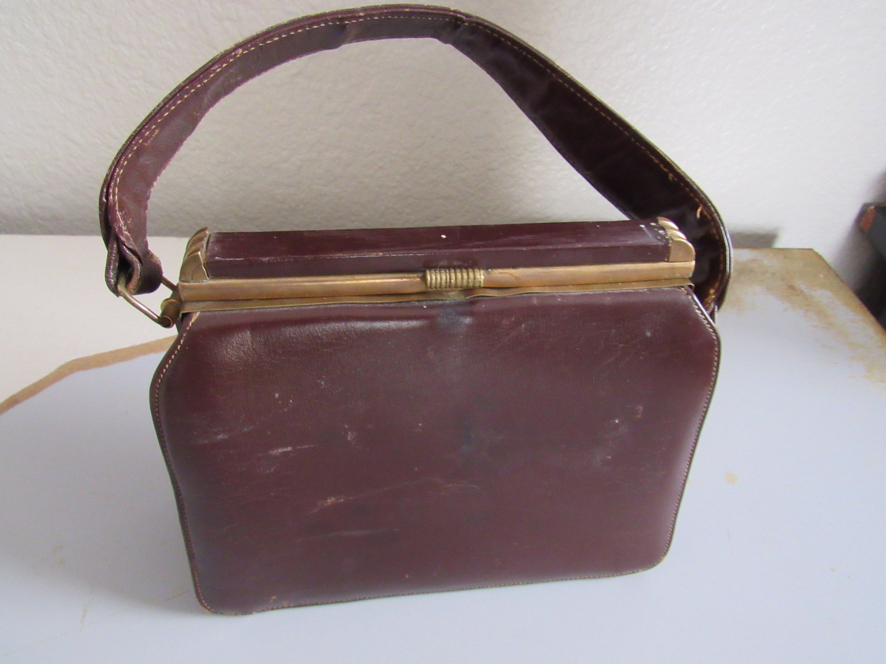 Vintage Brown La Bolsa Moderna Purse Free Shipping