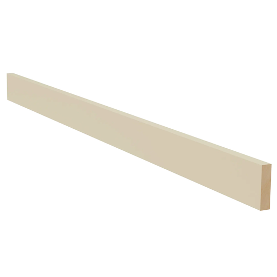 Luxxe Cabinetry Norfolk 3-in W x 48-in H x 0.75-in D Painted Blended Cream Cabinet Valance in Off-White | VA48-BC
