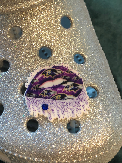 Excitement Lip Shoe Charm Crocs Inspired