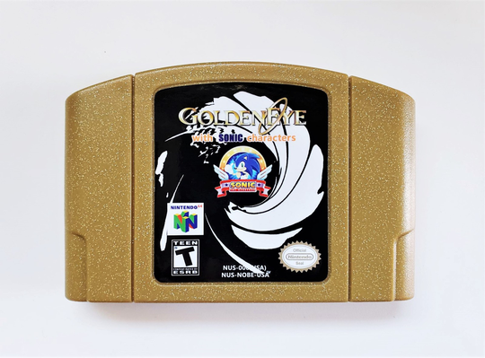 Golden Eye 007 Sonic Characters N64 Nintendo 64 *Requires Red Ram Expansion Pak*