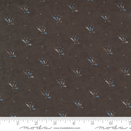 Change Of Seasons 6866-23 Cocoa Wings Blender Geometric By Holly Taylor For Moda