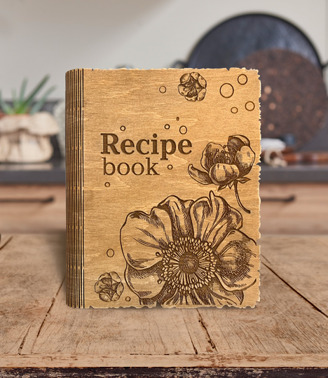 Wooden Binder Custom Recipes, Gift For Mum, Mothers Day, Cook Book
