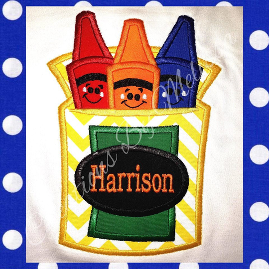 Back To School Crayon Shirt/ Shirt/Crayon Shirt