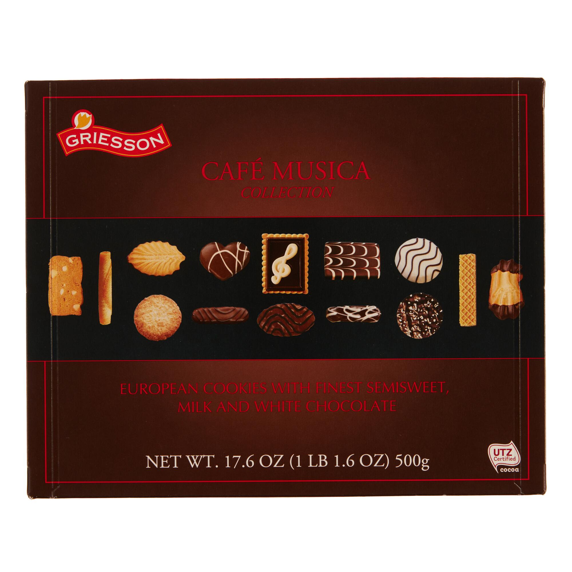 Griesson Cafe Musica European Chocolate Cookies Box by World Market