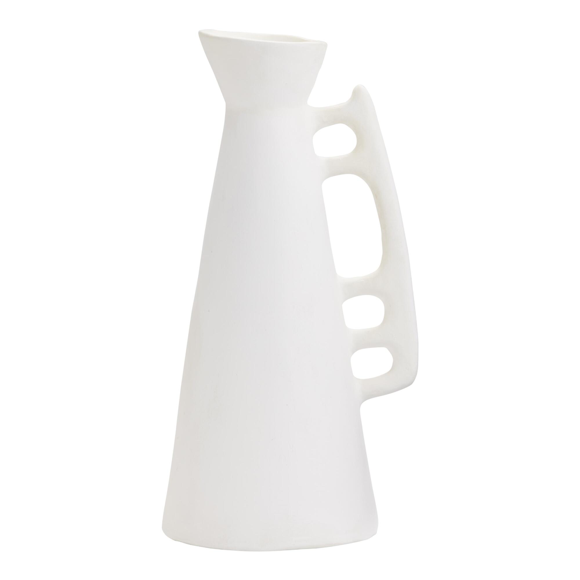 White Ecomix Pitcher Vase - Paper by World Market