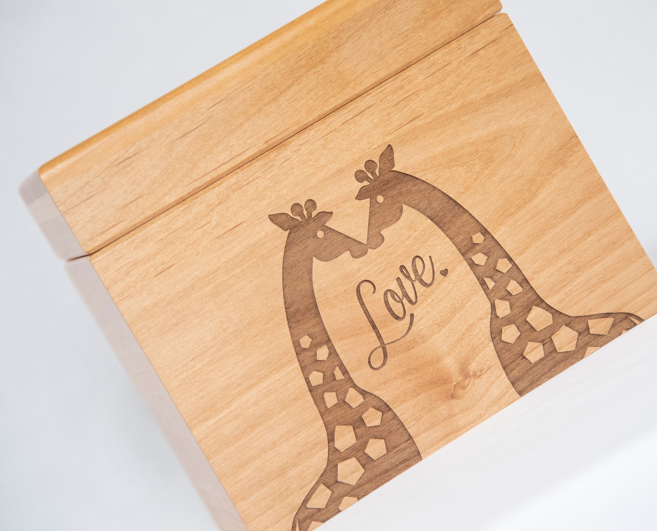 Giraffes Recipe Box
