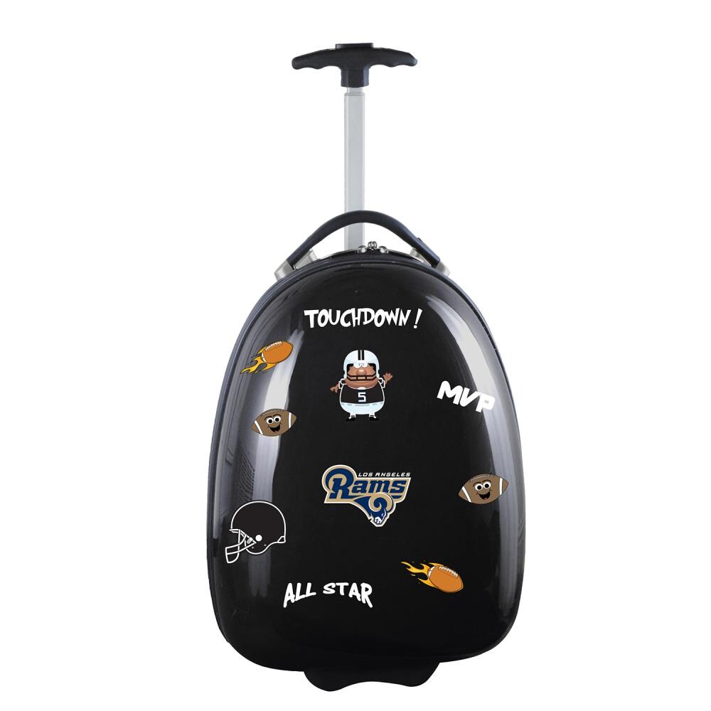 Mojo Licensing NFL Los Angeles Rams 18.50 x 12.5 x 10 Black Polycarbonate Hardshell Garment Bag (1-Bag) | NFLRL601_BLACK