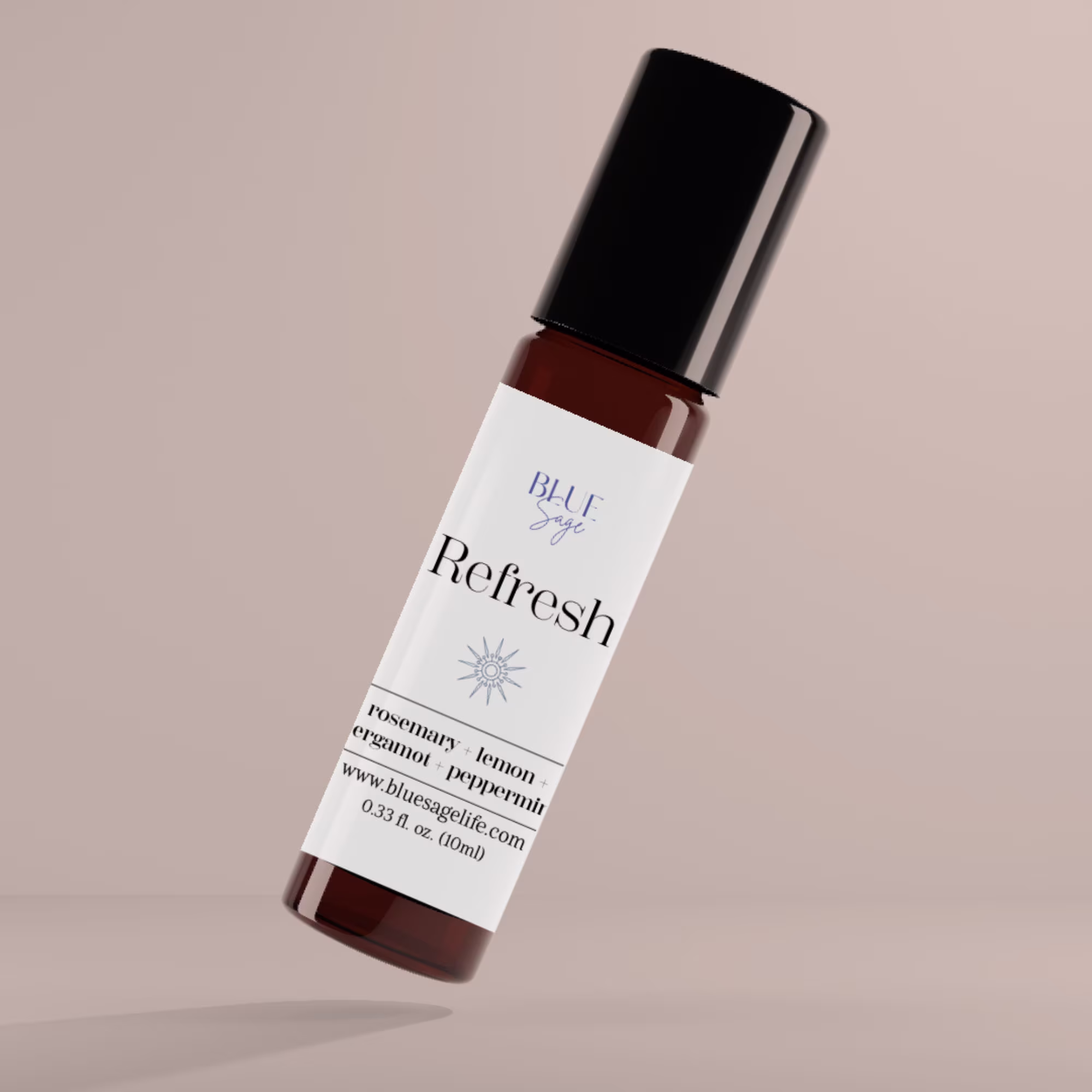 Refresh Roller Blend 10Ml, Roll On Essential Oils