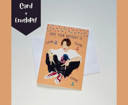 Bts Jhope Hoseok Birthday Greeting Card, Cute Kpop Punny Army Gift, Hope World