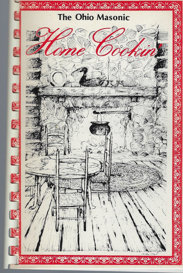 Springfield Oh Vintage 1987 The Ohio Masonic Home Resident Cookin Cookbook Community Favorite Recipes Collectible Souvenir Rare Cook Book