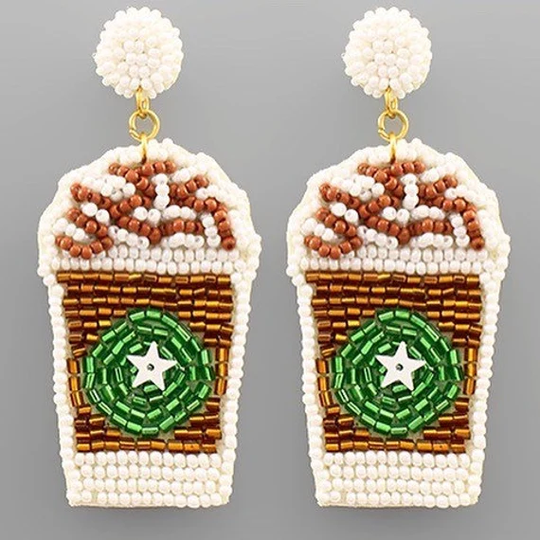 Iced Coffee Earrings