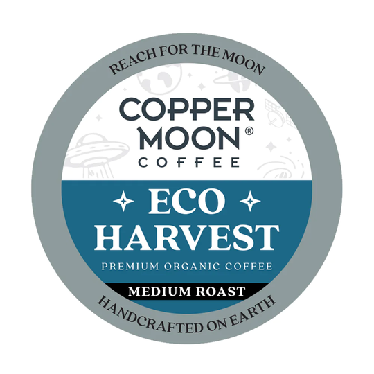 Copper Moon Coffee Copper Moon Single Serve Coffee Pods for Keurig K-Cup Brewers, Eco Harvest Organic Blend, 72 Count | 292181