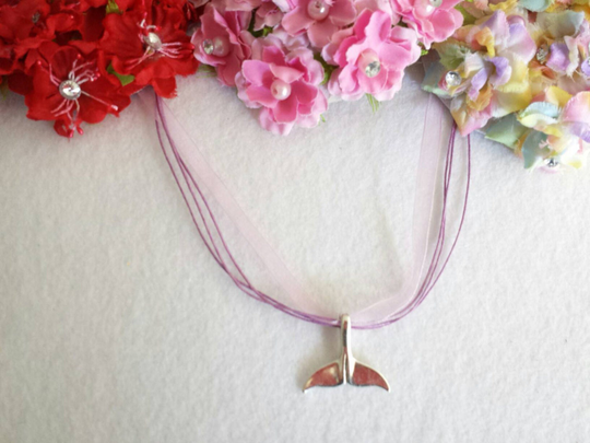 10 Mermaid Tail Necklaces Party Favors