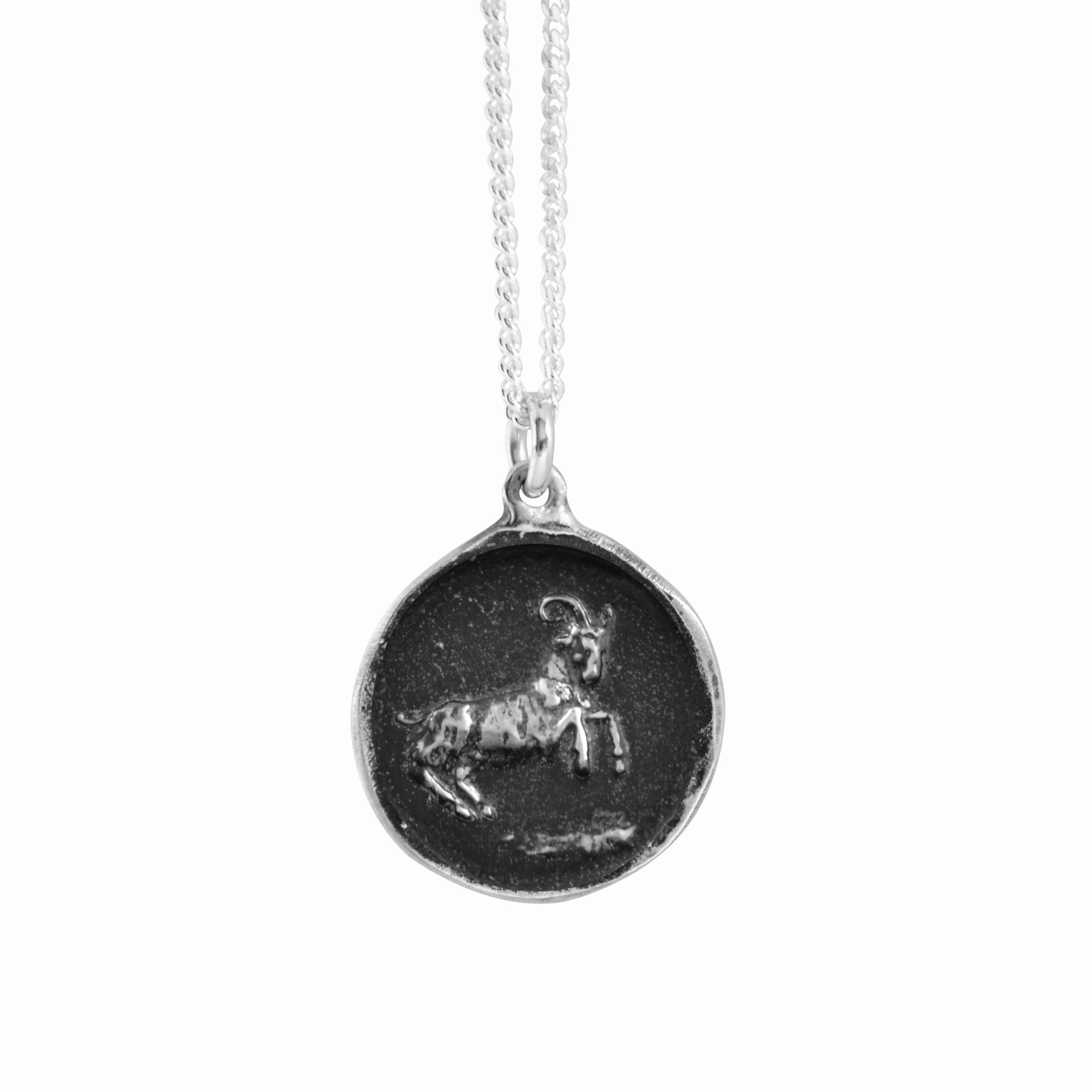 Aries Zodiac Coin Pendant