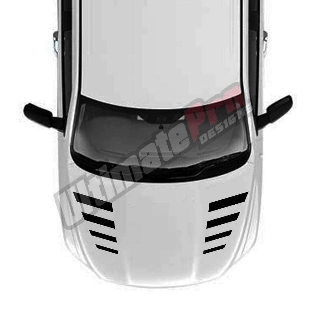 Decal Sticker Sport 4x4 Compatible With Dodge Ram Crew Cab Laramie Longhorn Srt8 1500 2017 2018 2019 2020 Racing Hood Door Stripes