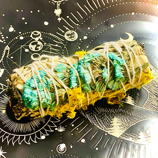 Maiden Herb Bundle Faerie Magick, Fertility, & Feminine Energy | Psychic Abilities Protection Yerba Santa, Satice, Mullien Witchcraft