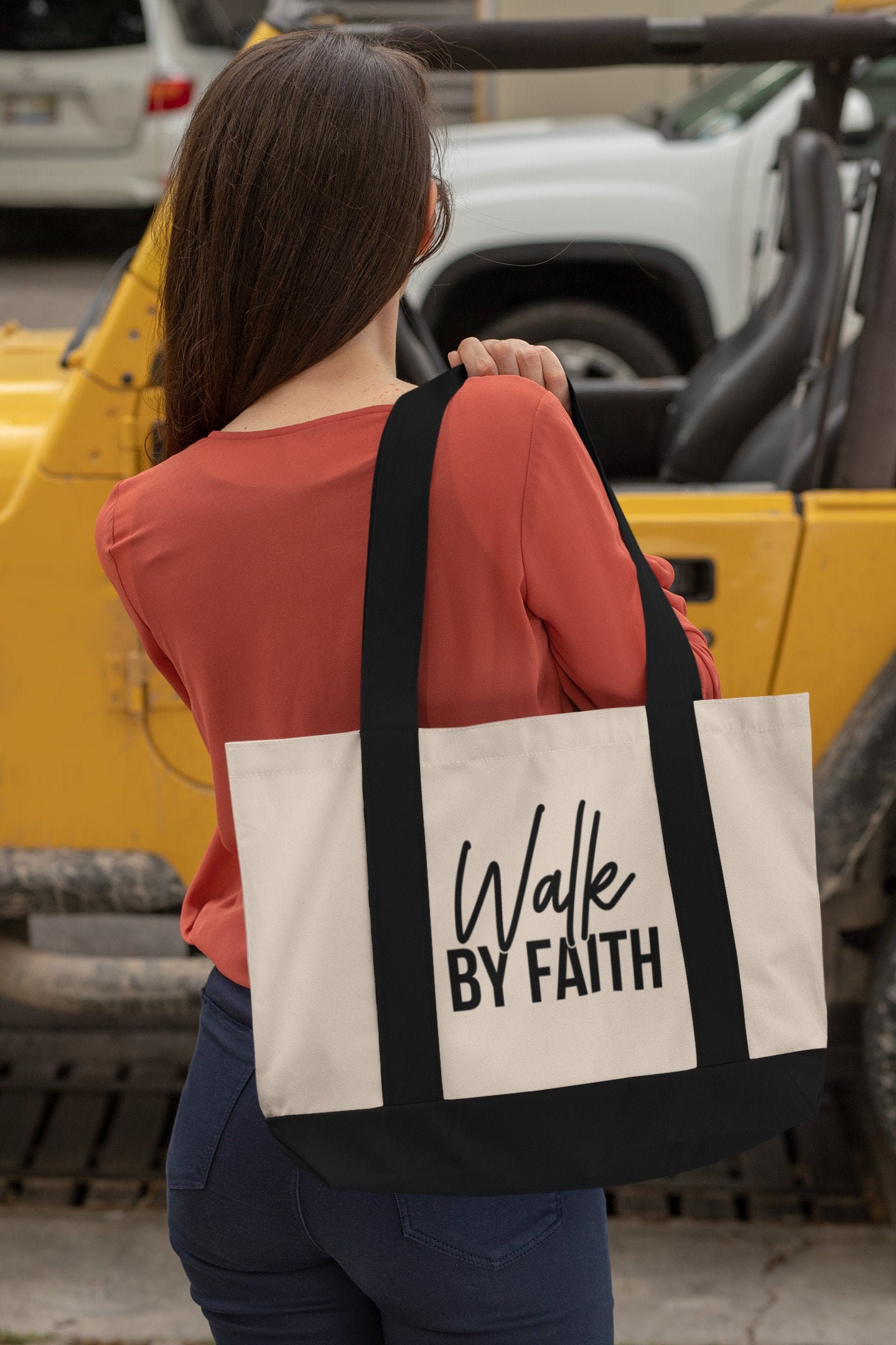 Walk By Faith - Christian Canvas Bag